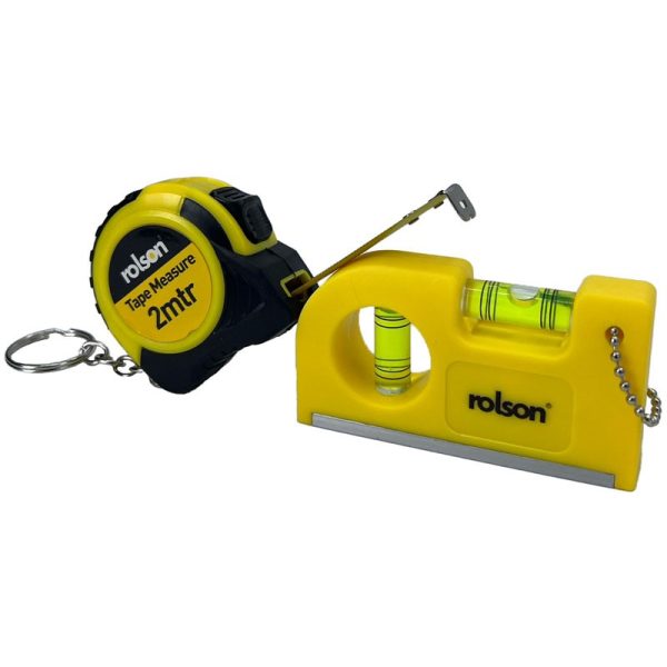 ROLSON MINI MAGNETIC &2M TAPE MEASUURE SET