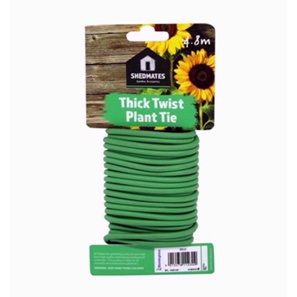 KINGFISHER THICK TWIST PLANT TIE 4.8M