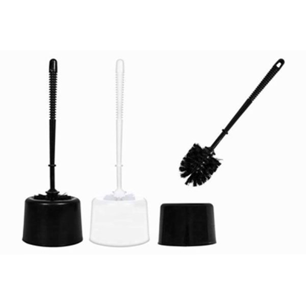 TOILET BRUSH AND HOLDER