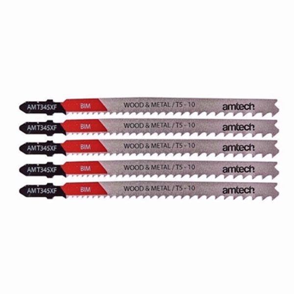 AMTECH JIGSAW WOOD BLADE 5PC SET (AMT345XF)