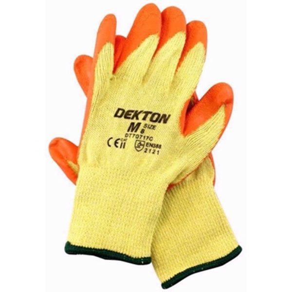 DEKTON WORKING GLOVES ORANGE/CREAM