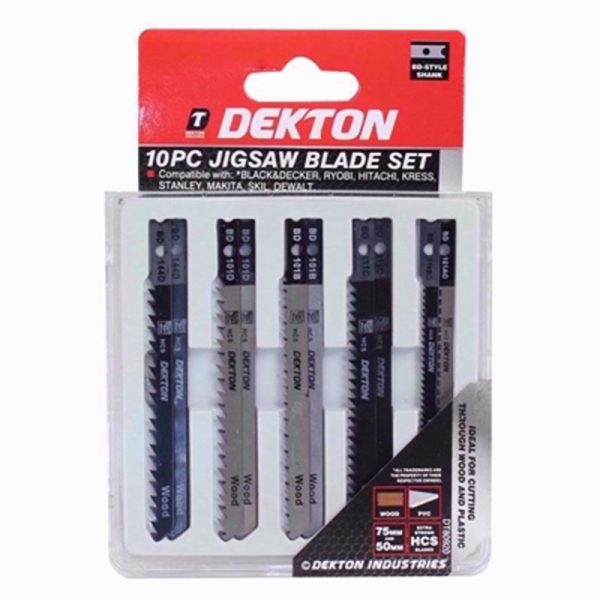 DEKTON JIGSAW BLADE SET 10PC