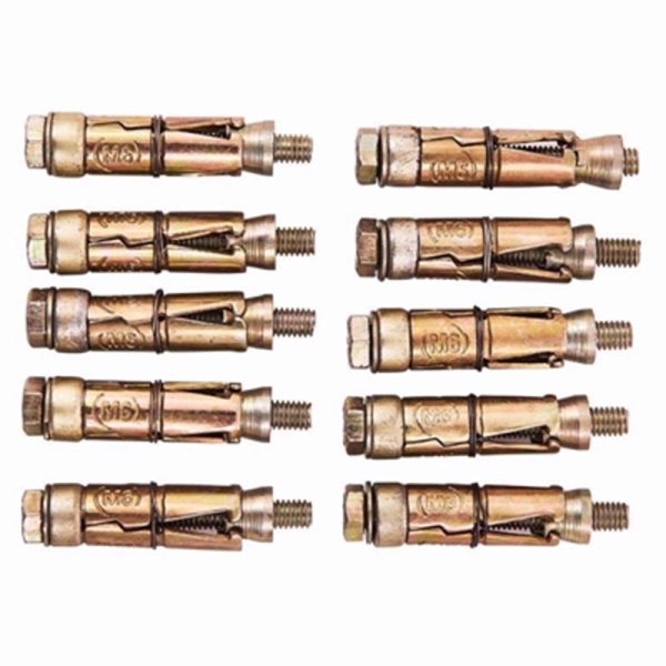 AMTECH EXPANSION BOLTS 10PC M6X50MM