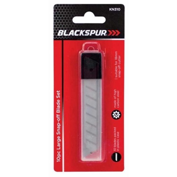 BLACKSPUR KNIFE BLADE SNAP10PC BOTH