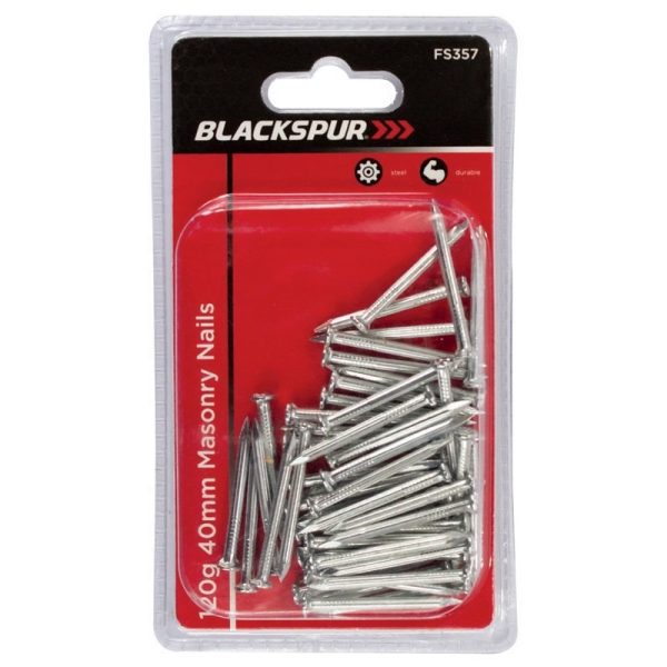 BLACKSPUR MASONRY NAILS 120G 40MM