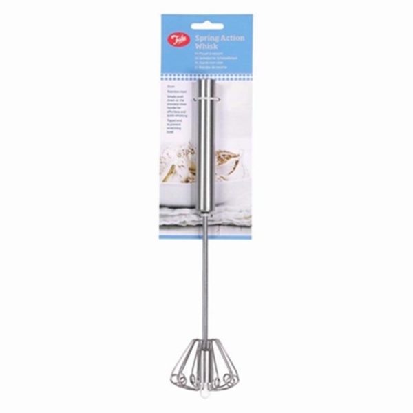 TALA SPRING ACTION WHISK STAINLESS STEEL 31CM