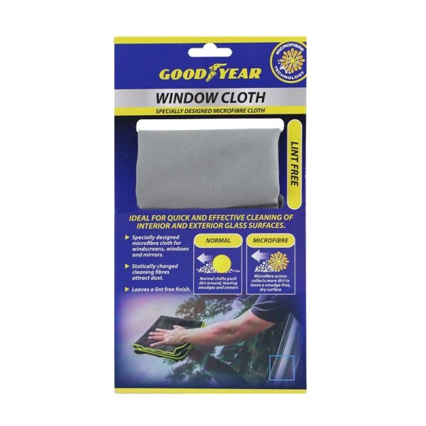 GOODYEAR MICRFIBRE WINDOW CLOTH