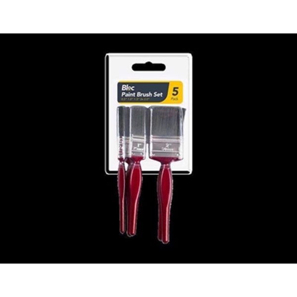 BLOC PAINT BRUSHES 5PCE