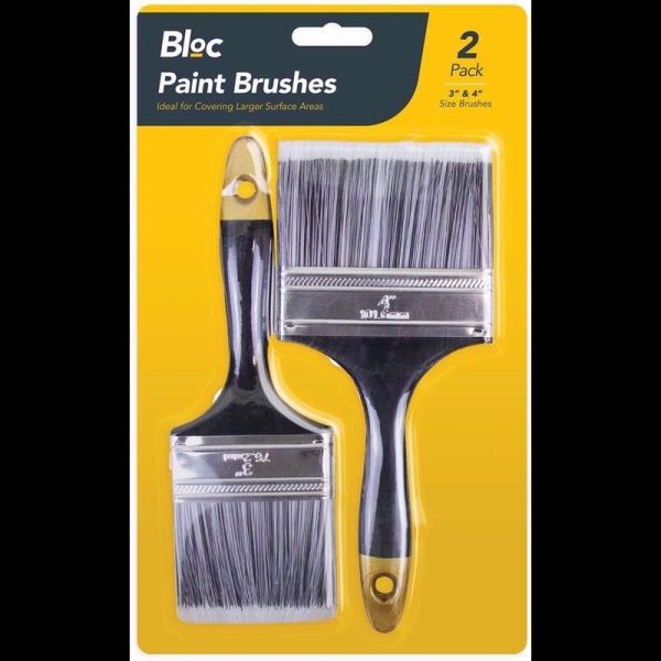 BLOC PAINT BRUSHES 2PCE