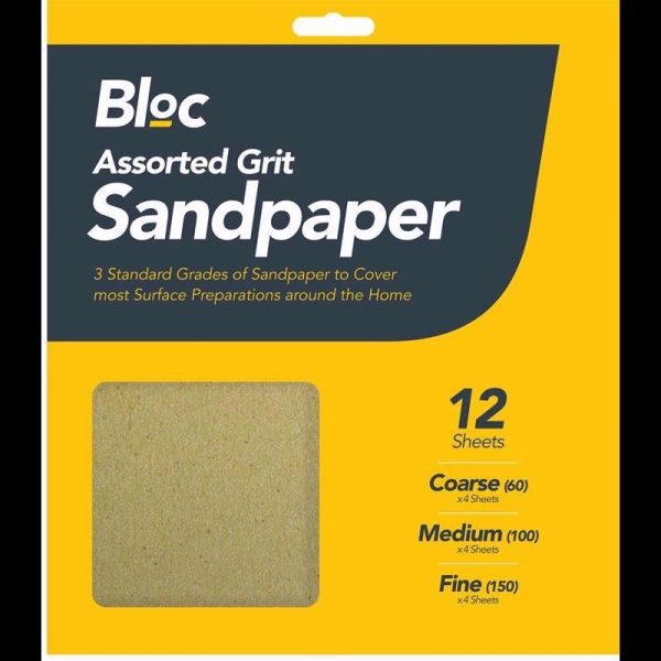 BLOC SANDPAPER ASS GRIT