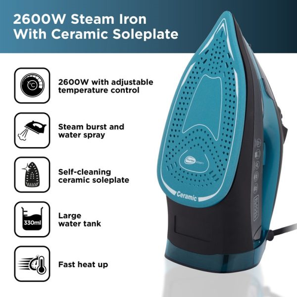 BLACK AND DECKER STEAM IRON 2600W