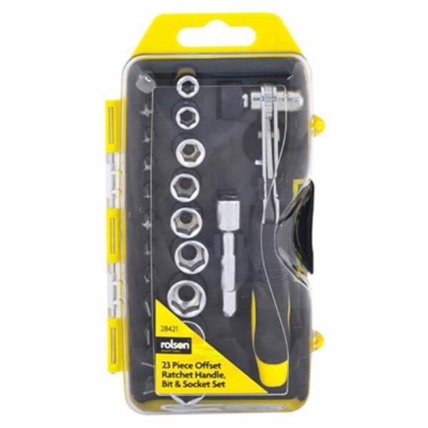 ROLSON SOCKET AND BIT SET 23PCE