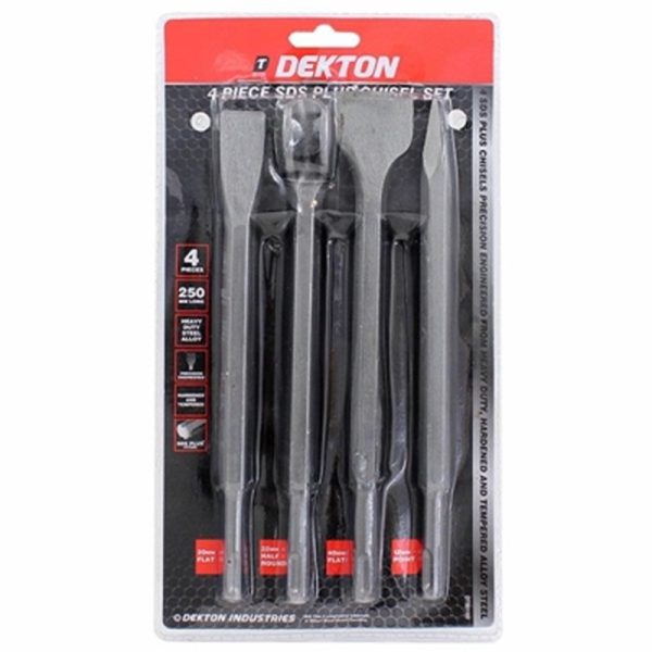 DEKTON SDS CHISEL 4PC SET