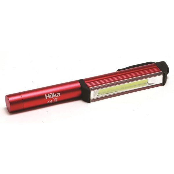 HILKA 3W COB 200 LUMENS PEN WORK LIGHT WITH BATTERIES