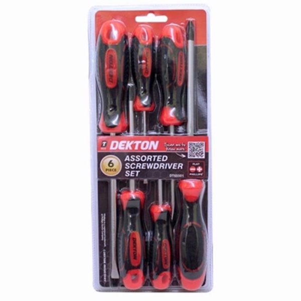 DEKTON SCREWDRIVER 6PC SET