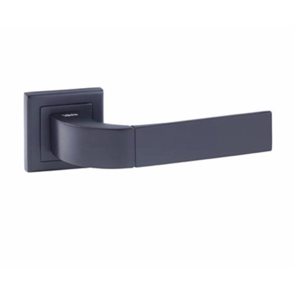 YALE BLACK DOOR HANDLE BOLOGNA BATHROOM THUMB