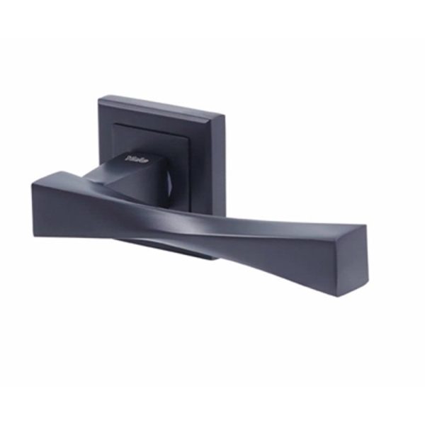 YALE BLACK DOOR HANDLE VERONA EURO CYLINDER