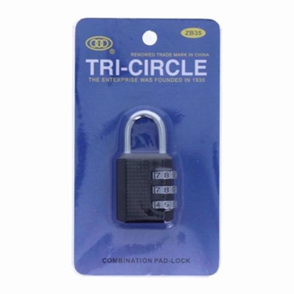 TRICIRCLE COMBINATION PADLOCKS 35ML