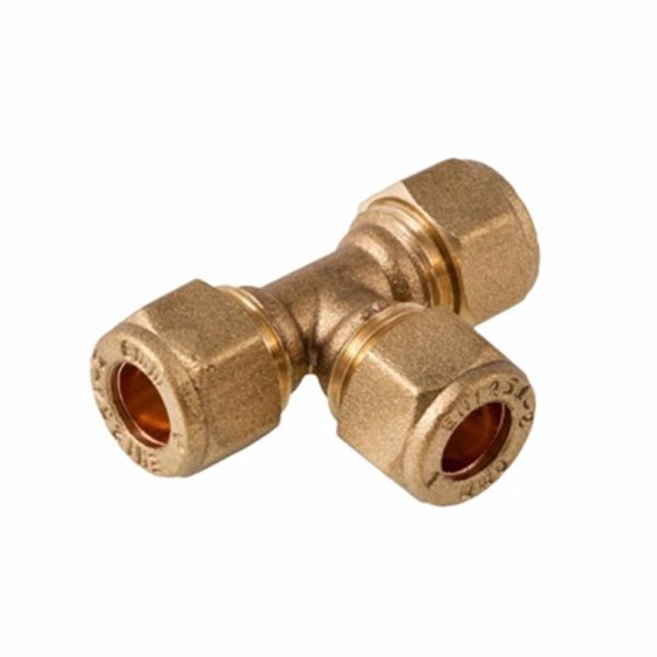 SECURPLUMB COMPRESSION EQUAL TEE 15X15MM