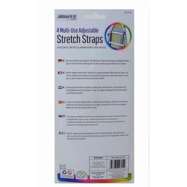 RYSONS STRAPS ADJUSTABLE MULTI USE 4PCE