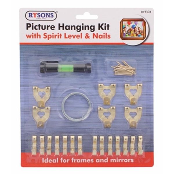 PICTURE HANGING KIT/LEVEL