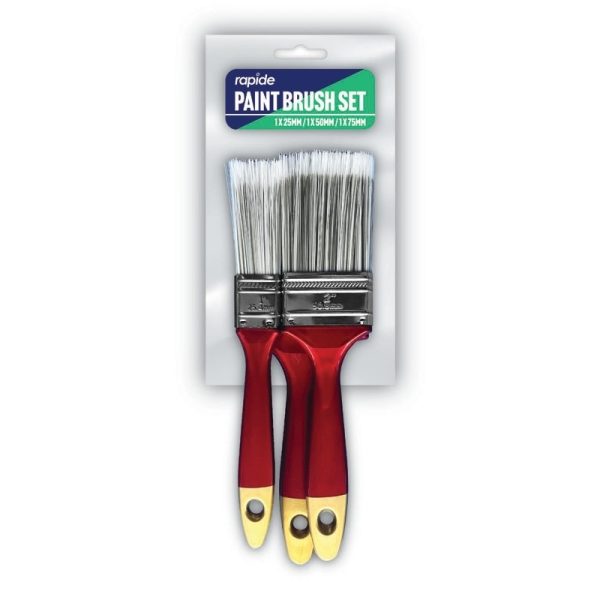 RAPIDE PAINT BRUSH SET 3PC