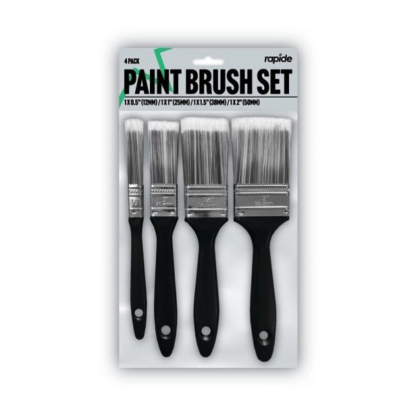 RAPIDE PAINT BRUSHES 4PC