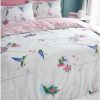 DUVET HALF SET KING HUMMING BIRD BLUSH PINK
