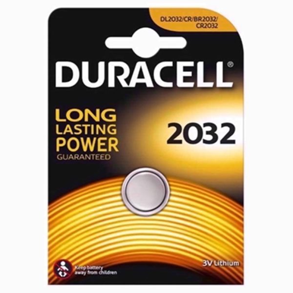 DURACELL BATTERIES COIN DL2032 TWIN PACK