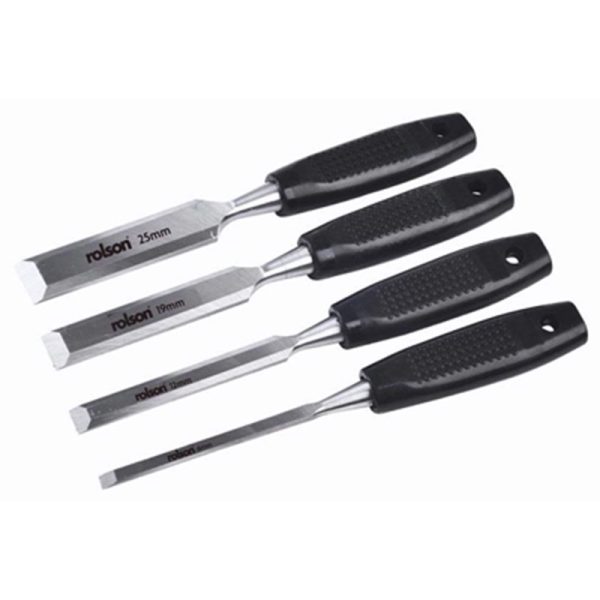 ROLSON WOOD CHISEL SET 4PCE