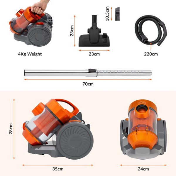 QUEST BAGLESS CYCLONE VACUUM 44889