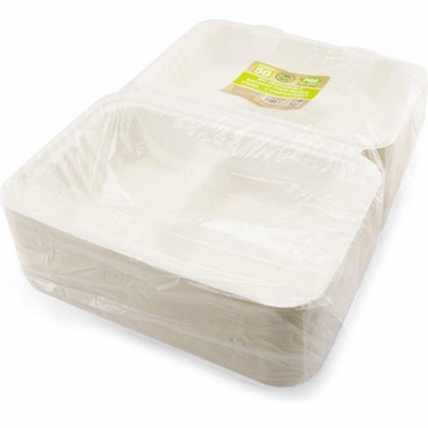 PPS BAGASSE 50 FOOD BOX 1000ML