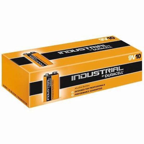 DURACELL BATTERIES INDUSTRIAL 9V PACK OF 10