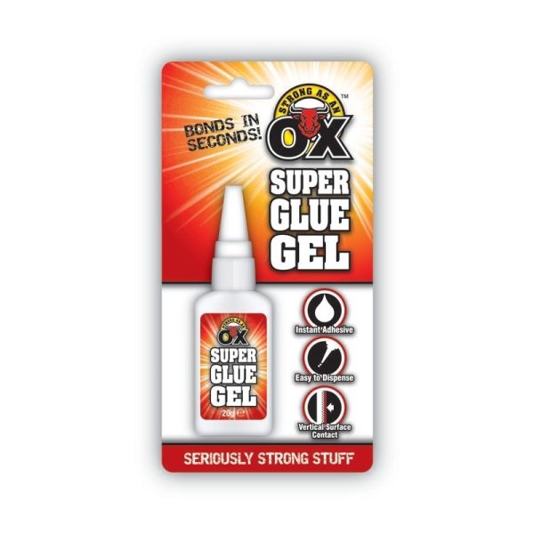 STRONG AS AN OX SUPER GLUE GEL 20G