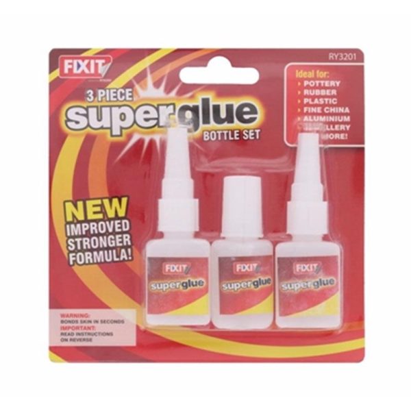 SUPER GLUE BOTTLE 3PC