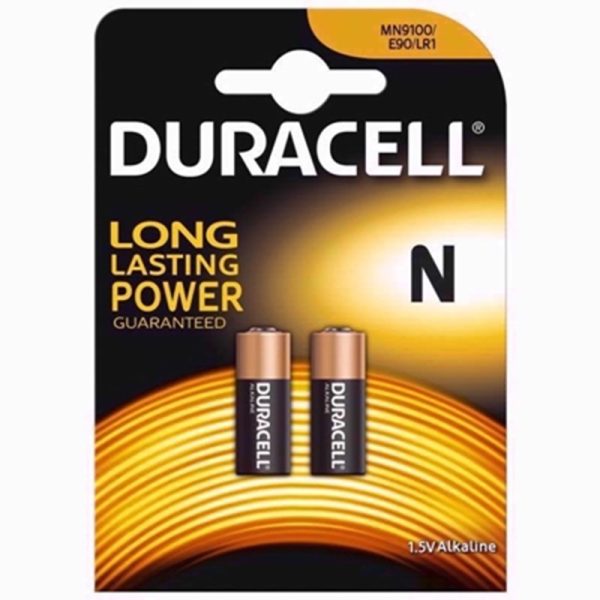 DURACELL BATTERIES LR1 TWIN PACK