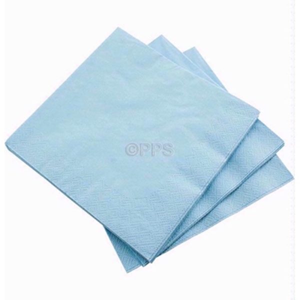 PPS 3PLY 33CM 20 NAPKINS LIGHT BLUE