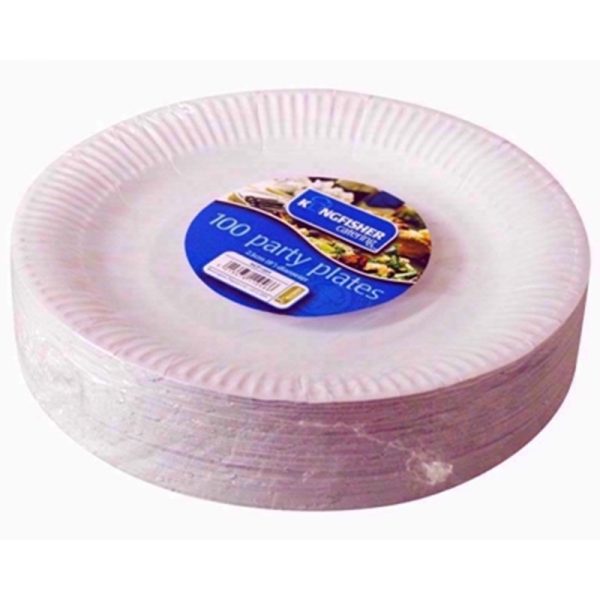 KINGFISHER PAPER PLATES 9 INC PACK OF 100