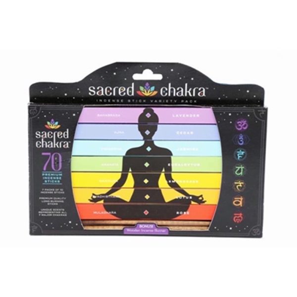 INCENSE STICKS SACRED CHAKRA PACK OF 7