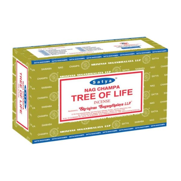 SATYA INCENSE STICKS TREE OF LIFE PACK OF 12