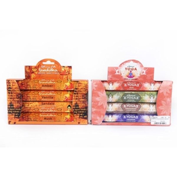 SIL INCENCE HEX STICKS PACK OF 4 YOGA