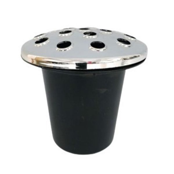 MEMORIAL POT BLACK WITH SILVER LID