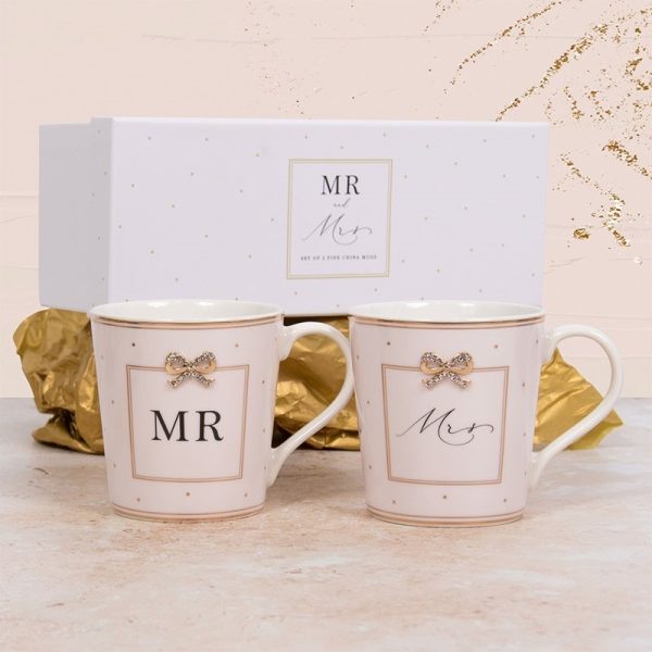 MR & MRS MUGS 2PCE SET