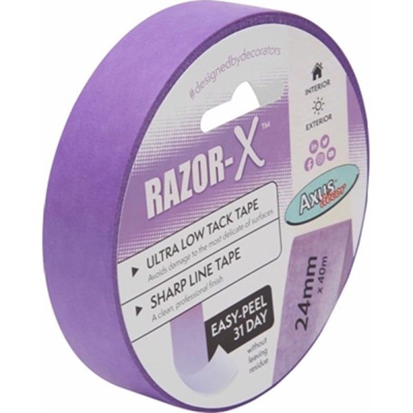 AXUS RAZOR X- ULTRA LOW MASKING TAPE 24MMX50