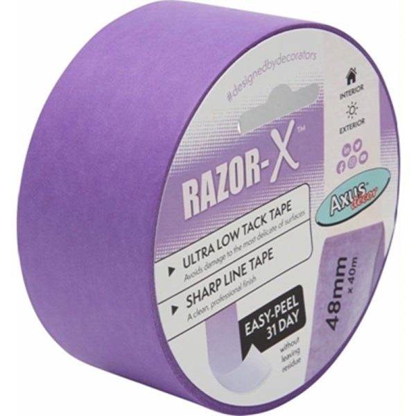 AXUS RAZOR X- ULTRA LOW MASKING TAPE48MMX50M