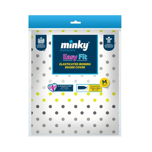 MINKY IRONING BOARD COVER EASY FIT 110 X 35 CM (2020)