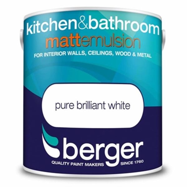 BERGER BRILL WHTE KITCH/BATH MATT 2.5LT