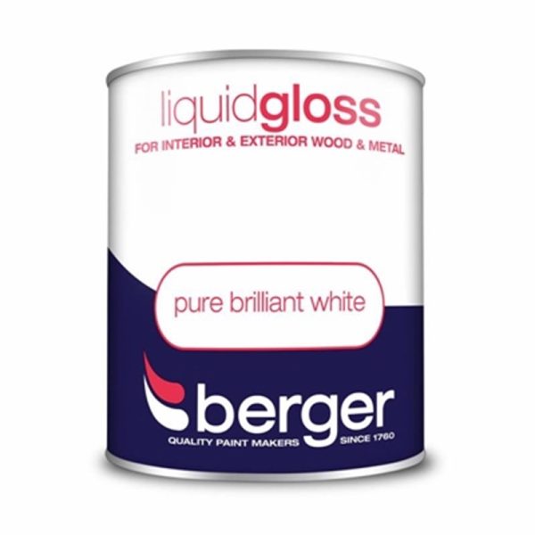 BERGER LIQUID GLOSS 750ML WHITE