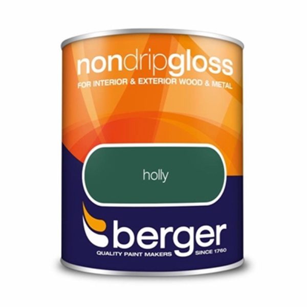 BERGER NON DRIP GLOSS 750ML HOLLY