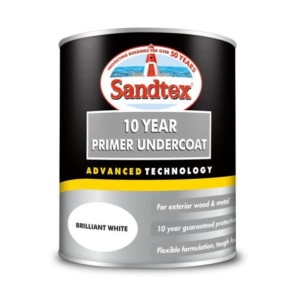 SANDTEX 10 YEAR PRIMER UNDERCOAT WHITE 750ML